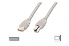 AK 672-5 USB kabel A-B  5 m, dubbel afgeschermd UL2725 (294511)