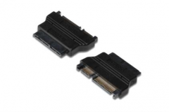 SATA adapter, Micro SATA16pin - SATA22pin, F/M, SATA II/III, bl
